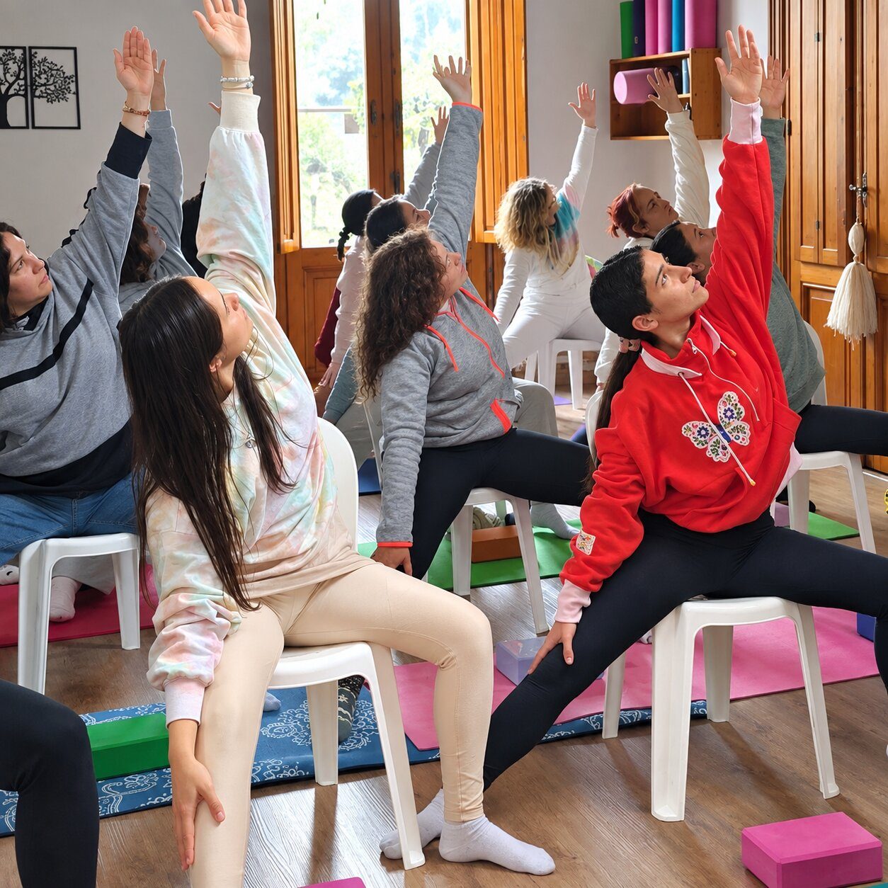 Práctica en la sede de la escuela